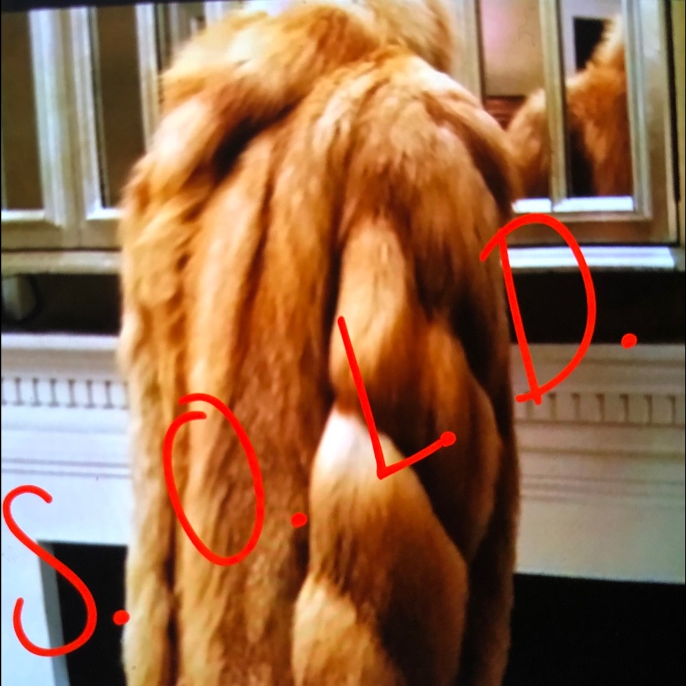 Authentic Saga Fox Fur Coat L-XL Koslow’s